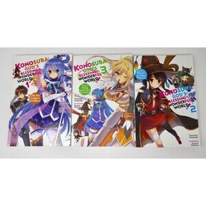 Konosuba Light Novel Vol 1 And Vol 2 English Manga